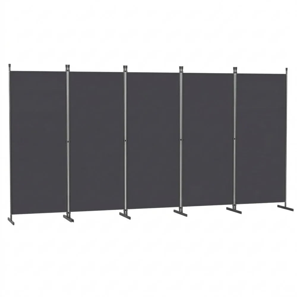 Faltbarer Paravent Raumteiler 400x180cm für drinnen und draußen